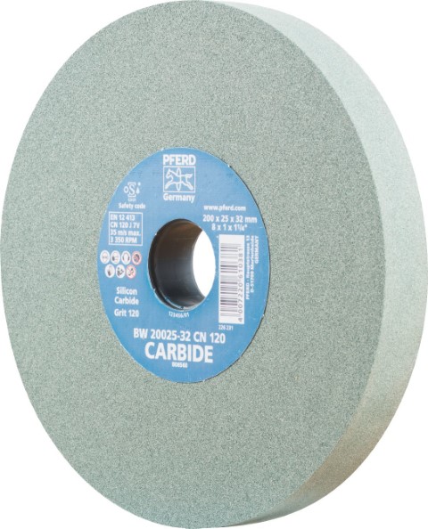 PFERD BENCH WHEEL 200 X 25-32 #CN120 CARBIDE